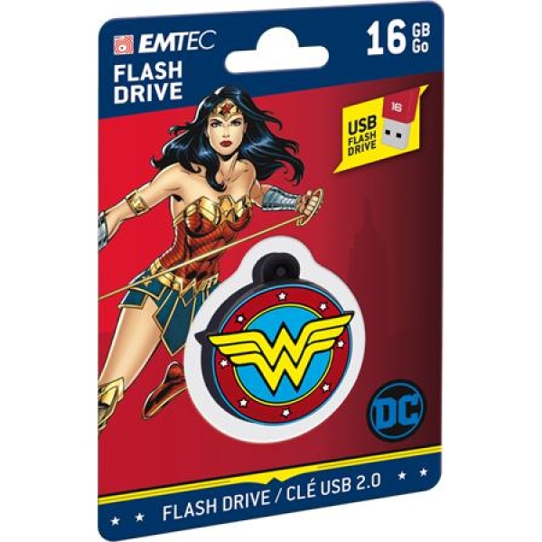 Pendrive 16GB USB 2.0 EMTEC DC Wonder Woman