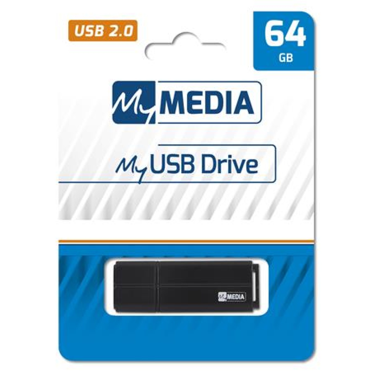 Pendrive 64GB USB 2.0 MYMEDIA (by VERBATIM)