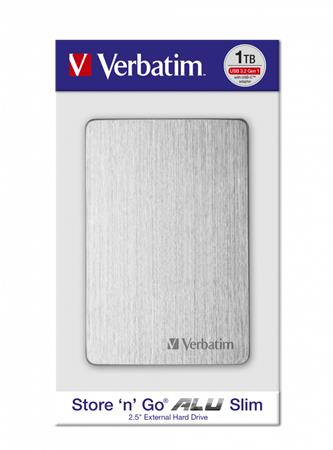 25 HDD (merevlemez) 1TB USB 3.2 alumínium borítás VERBATIM Store n Go ezüst 25 HDD (merevlemez) 1TB USB 3.2 alumínium borítás VERBATIM Store n Go ezüst