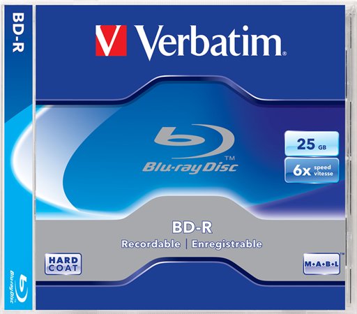 Verbatim BD-R BluRay lemez 25GB 6x Normál tok Verbatim BD-R BluRay lemez 25GB 6x Normál tok