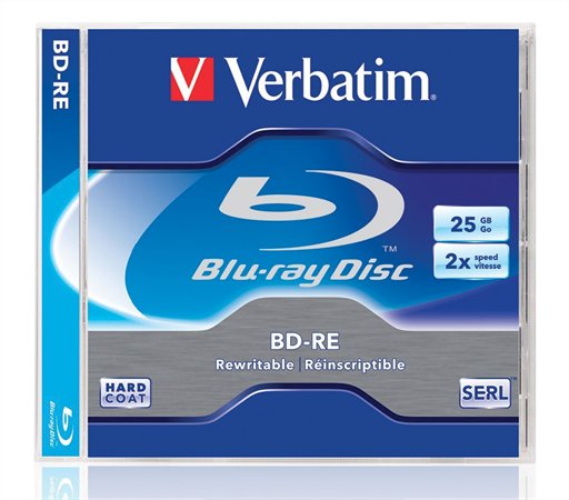 Verbatim BD-RE Blu-ray lemez 25GB újraírható Verbatim BD-RE Blu-ray lemez 25GB újraírható