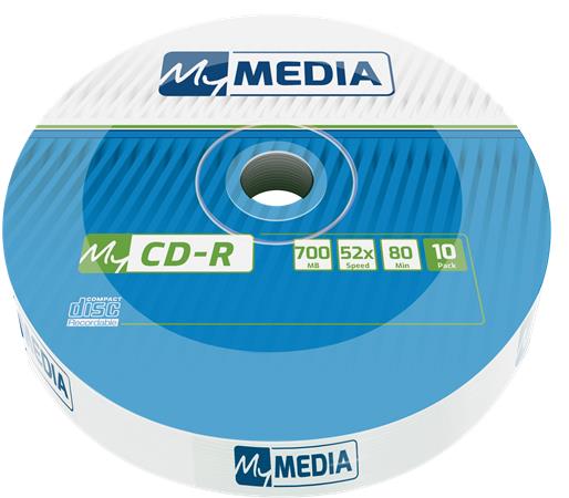 MyMedia CD-R 700MB 52x – Gazdaságos 10 db-os csomag MyMedia CD-R 700MB 52x – Gazdaságos 10 db-os csomag