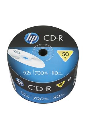 CD-R lemez 700MB 52x 50 db zsugor csomagolás HP CD-R lemez 700MB 52x 50 db zsugor csomagolás HP