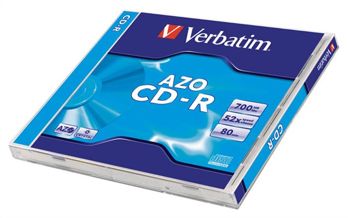 VERBATIM DataLife Plus CD-R AZO Crystal 700MB 52x VERBATIM DataLife Plus CD-R AZO Crystal 700MB 52x