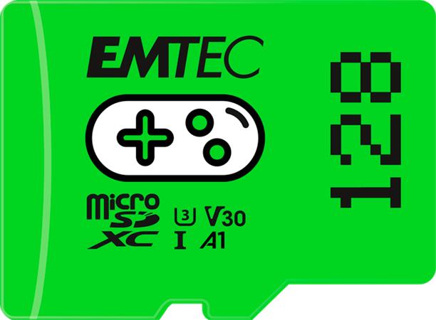 Memóriakártya microSD 128GB UHS-I/U3/V30/A1 EMTEC Gaming Memóriakártya microSD 128GB UHS-I/U3/V30/A1 EMTEC Gaming