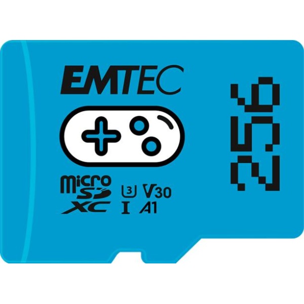 Memóriakártya microSD 256GB UHS-I/U3/V30/A1 EMTEC Gaming