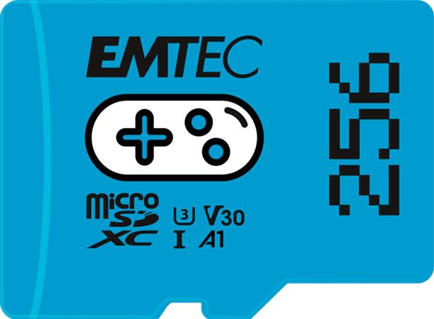 Memóriakártya microSD 256GB UHS-I/U3/V30/A1 EMTEC Gaming Memóriakártya microSD 256GB UHS-I/U3/V30/A1 EMTEC Gaming