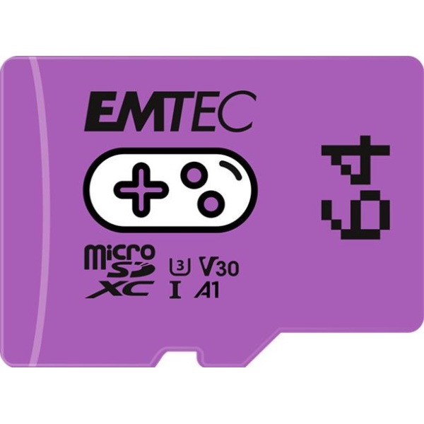 Memóriakártya microSD 64GB UHS-I/U3/V30/A1 EMTEC Gaming