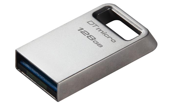 Pendrive 128GB USB 3.2 200MB fém KINGSTON DT Micro Gen2 Pendrive 128GB USB 3.2 200MB fém KINGSTON DT Micro Gen2