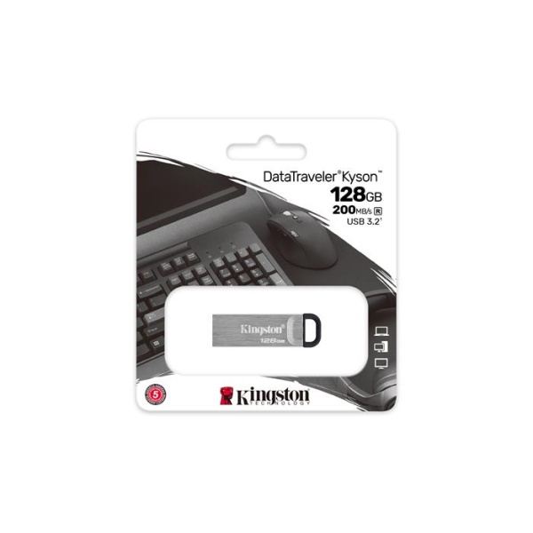 Kingston DataTraveler Kyson 128GB USB 3.2 Pendrive Kingston DataTraveler Kyson 128GB USB 3.2 Pendrive