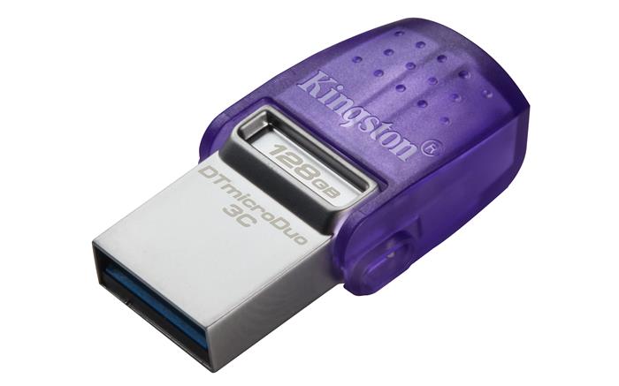 Kingston DT MicroDuo 3C 128GB USB 3.2 USB-C Pendrive Kingston DT MicroDuo 3C 128GB USB 3.2 USB-C Pendrive