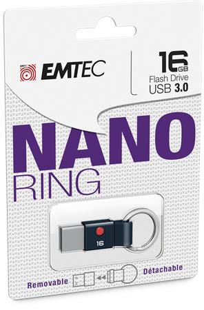 Pendrive 16GB USB 3.2 EMTEC T100 Nano Ring Pendrive 16GB USB 3.2 EMTEC T100 Nano Ring