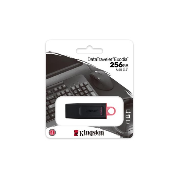 Kingston DataTraveler Exodia Pendrive 256GB USB 3.2 Kingston DataTraveler Exodia Pendrive 256GB USB 3.2