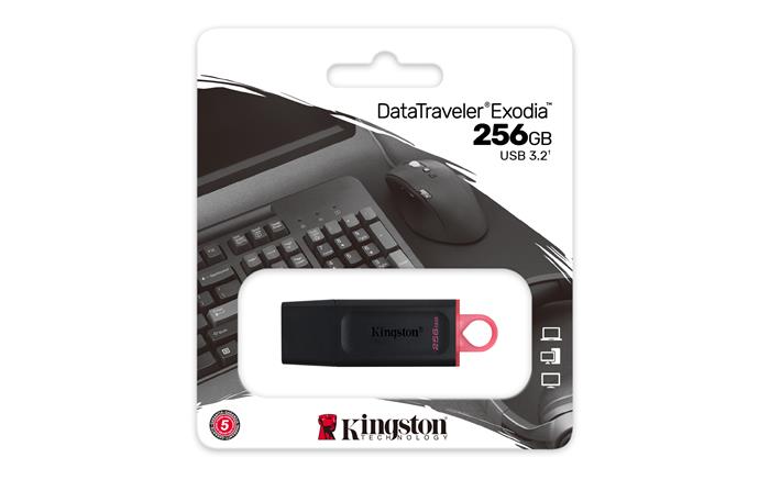 Kingston DataTraveler Exodia Pendrive 256GB USB 3.2 Kingston DataTraveler Exodia Pendrive 256GB USB 3.2