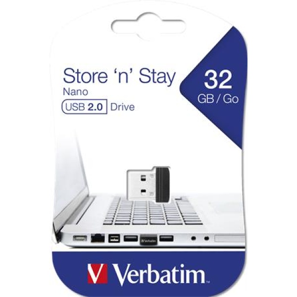 Verbatim Nano Pendrive 32GB USB 2.0 Verbatim Nano Pendrive 32GB USB 2.0