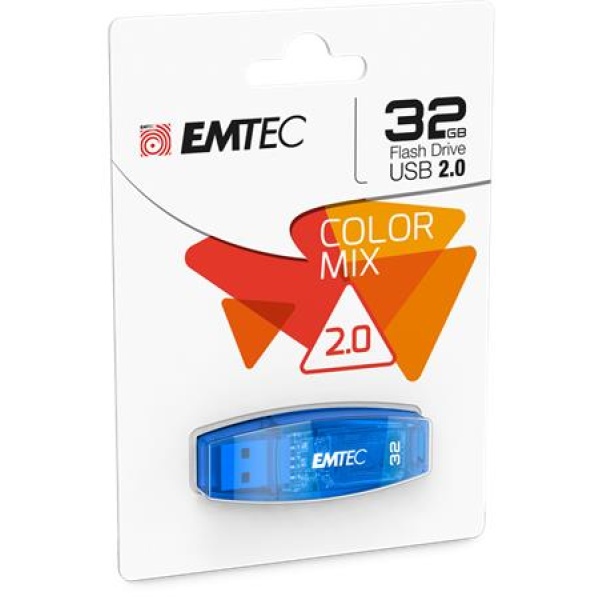 Pendrive 32GB USB 2.0 EMTEC C410 Color kék Pendrive 32GB USB 2.0 EMTEC C410 Color kék
