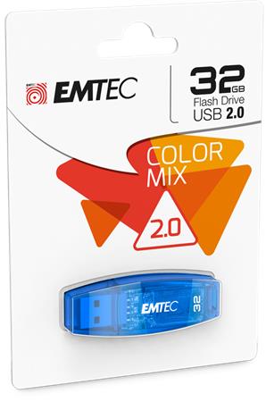 Pendrive 32GB USB 2.0 EMTEC C410 Color kék Pendrive 32GB USB 2.0 EMTEC C410 Color kék