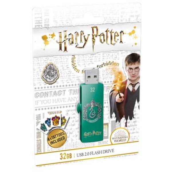 Pendrive 32GB USB 2.0 EMTEC Harry Potter Slytherin