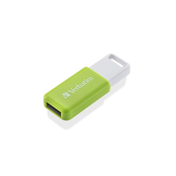 Pendrive 32GB USB 2.0 VERBATIM Databar zöld