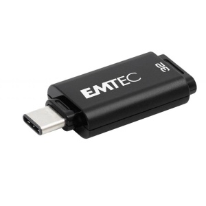 Pendrive 32GB USB-C 3.2 EMTEC  D400 Type-C  fekete