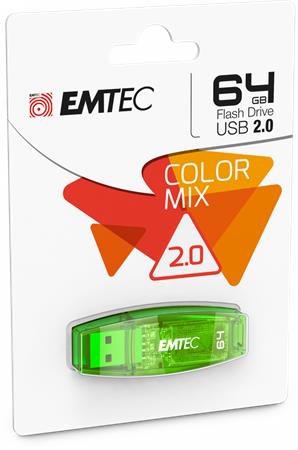 EMTEC C410 Color zöld 64GB USB 2.0 Pendrive EMTEC C410 Color zöld 64GB USB 2.0 Pendrive