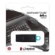 Pendrive 64GB USB 3.2 KINGSTON  DataTraveler Exodia  fekete-kék