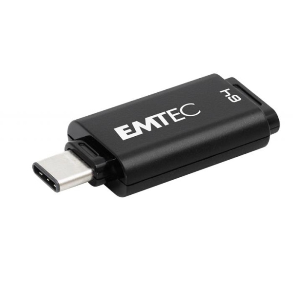 Pendrive 64GB USB-C 3.2 EMTEC D400 Type-C fekete