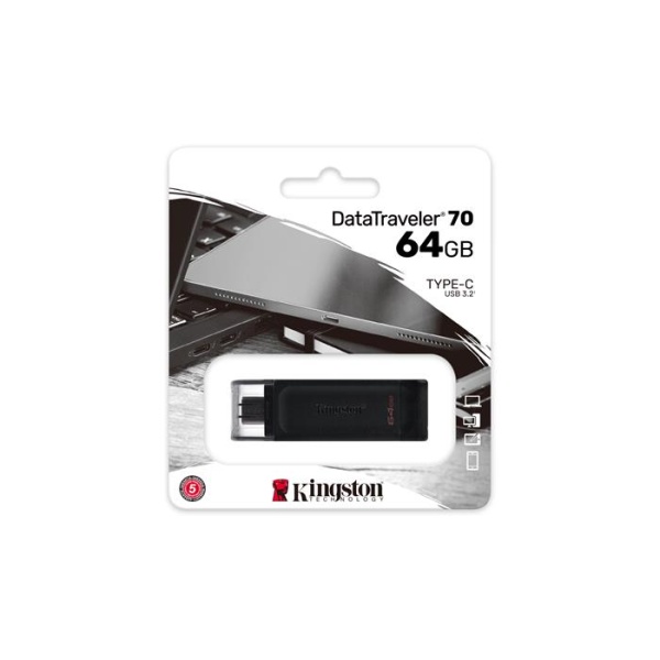 Kingston DataTraveler 70 64GB USB-C pendrive Kingston DataTraveler 70 64GB USB-C pendrive