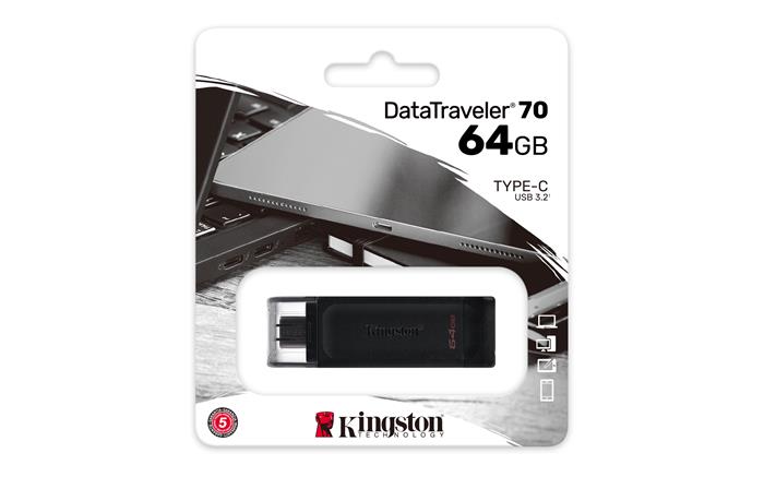 Kingston DataTraveler 70 64GB USB-C pendrive Kingston DataTraveler 70 64GB USB-C pendrive