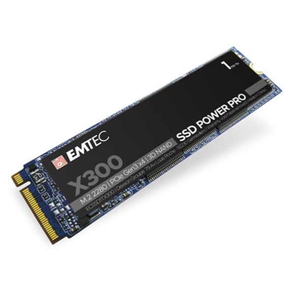 SSD (belső memória) 1TB M2 NVMe 3300/2200 MB/s EMTEC X300 SSD (belső memória) 1TB M2 NVMe 3300/2200 MB/s EMTEC X300