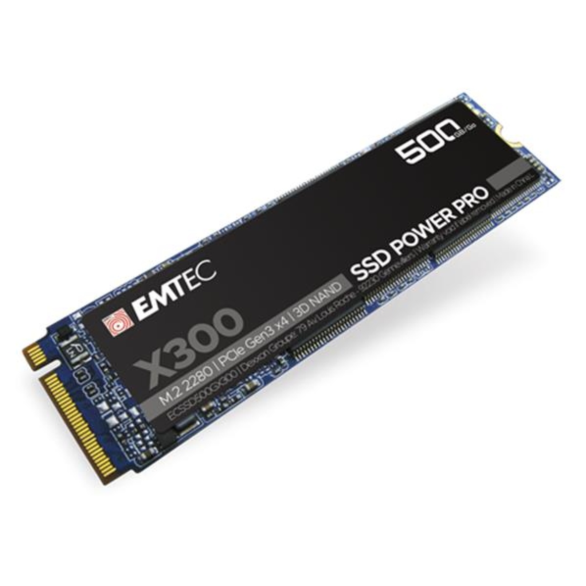 SSD (belső memória) 500GB M2 NVMe 2200/1100 MB/s EMTEC X300