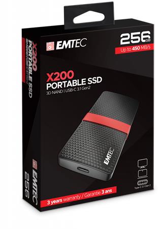 EMTEC X200 Külső SSD 256GB USB 3.2 – Gyors Adatátvitel EMTEC X200 Külső SSD 256GB USB 3.2 – Gyors Adatátvitel
