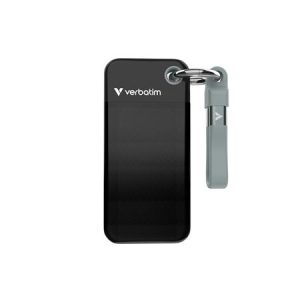 SSD (külső memória) 1TB USB 3.2 Gen2 VERBATIM Pocket SSD fekete/szürke